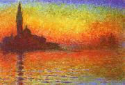 Claude Monet Crepuscule painting